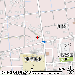 静岡県磐田市川袋1657周辺の地図