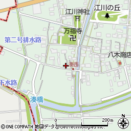 静岡県袋井市湊32周辺の地図