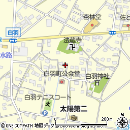 静岡県浜松市中央区白羽町1278周辺の地図