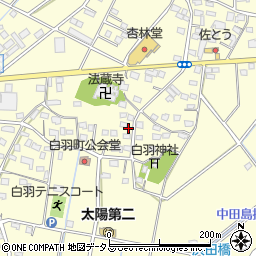 静岡県浜松市中央区白羽町892周辺の地図