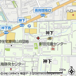 岡山県岡山市中区神下472-8周辺の地図