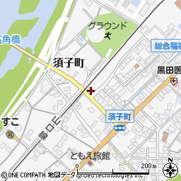 島根県益田市須子町8-10周辺の地図