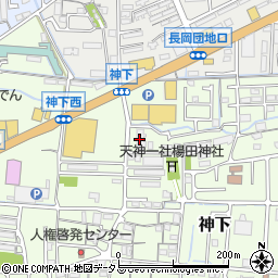 ネオハイツ岡山東周辺の地図