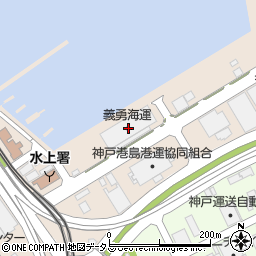 義勇海運株式会社　作業部ＰＩ東現業所周辺の地図
