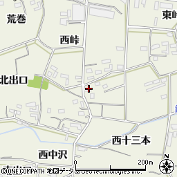 愛知県豊橋市小島町西十三本周辺の地図