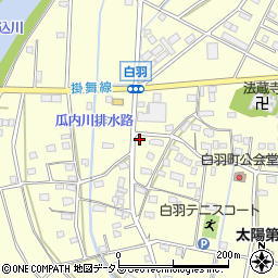 静岡県浜松市中央区白羽町1175周辺の地図