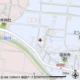 静岡県袋井市東同笠247周辺の地図