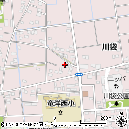 静岡県磐田市川袋548周辺の地図