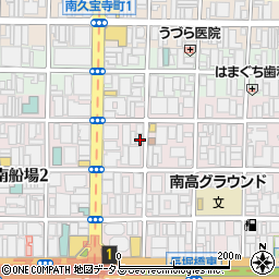 大阪府大阪市中央区南船場1丁目16-4周辺の地図