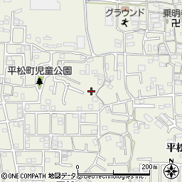 奈良県奈良市平松3丁目周辺の地図