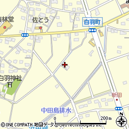 静岡県浜松市中央区白羽町822周辺の地図