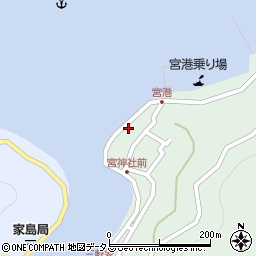 兵庫県姫路市家島町宮930周辺の地図