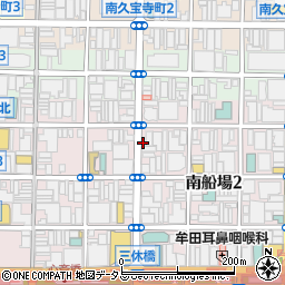 大阪宝石加工センタービル周辺の地図