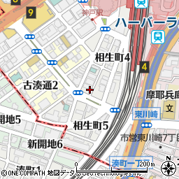 ピー・ゾーン神戸相生町駐車場周辺の地図