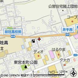 岡山県総社市総社1032周辺の地図
