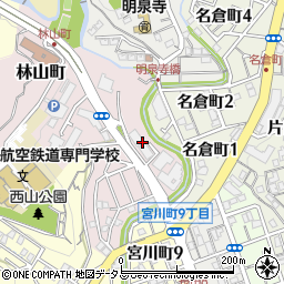 クレセント長田周辺の地図