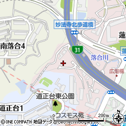 兵庫県神戸市須磨区妙法寺道正川周辺の地図