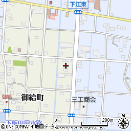 静岡県浜松市中央区御給町177周辺の地図