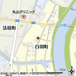 静岡県浜松市中央区白羽町1457周辺の地図