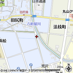 静岡県浜松市中央区田尻町410周辺の地図