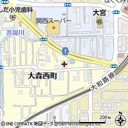 奈良典礼会館周辺の地図