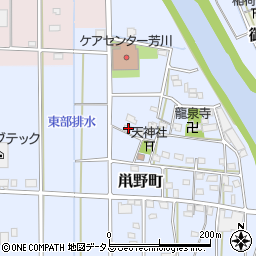 静岡県浜松市中央区鼡野町61周辺の地図