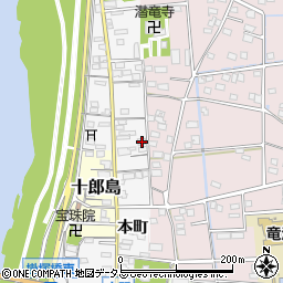 静岡県磐田市本町961-3周辺の地図