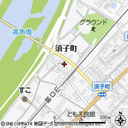 島根県益田市須子町22周辺の地図