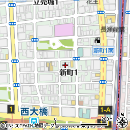 サンクタスタワー心斎橋周辺の地図
