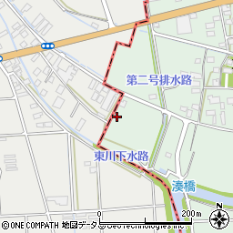 静岡県袋井市湊3792周辺の地図