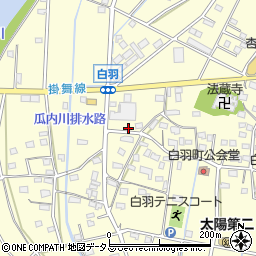 静岡県浜松市中央区白羽町1298周辺の地図