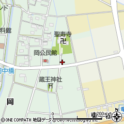 静岡県磐田市岡275-2周辺の地図
