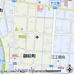 静岡県浜松市中央区御給町154周辺の地図