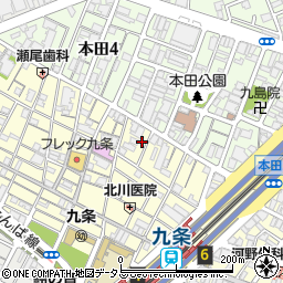 関西シャッター工事株式会社周辺の地図