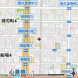 大阪府大阪市中央区南船場3丁目10-2周辺の地図