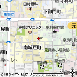 奈良県奈良市陰陽町周辺の地図