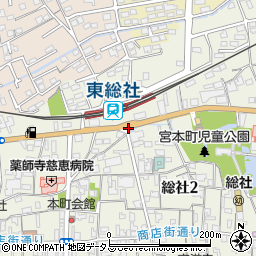 東総社周辺の地図