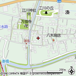 静岡県袋井市湊499周辺の地図
