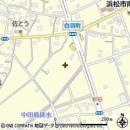 静岡県浜松市中央区白羽町811周辺の地図