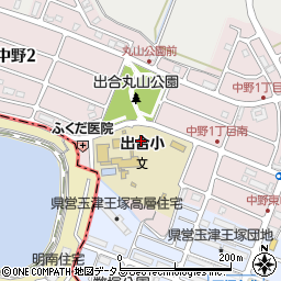 神戸市立　出合学童保育コーナー周辺の地図