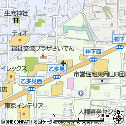 岡山県岡山市中区神下155周辺の地図