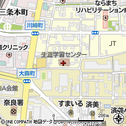 奈良市立公民館・集会場生涯学習センター周辺の地図