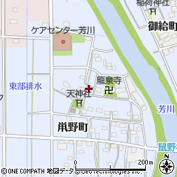静岡県浜松市中央区鼡野町58周辺の地図