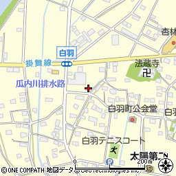 静岡県浜松市中央区白羽町1297周辺の地図