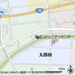 静岡県袋井市湊1656-3周辺の地図