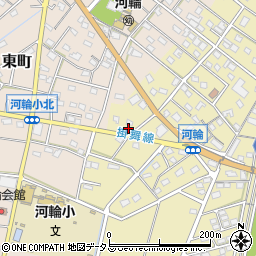 静岡県浜松市中央区河輪町157周辺の地図
