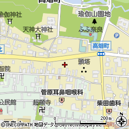奈良県奈良市高畑町933-3周辺の地図