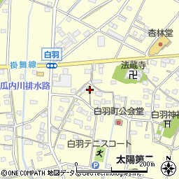 静岡県浜松市中央区白羽町1288周辺の地図