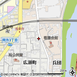 岡山県岡山市北区広瀬町周辺の地図