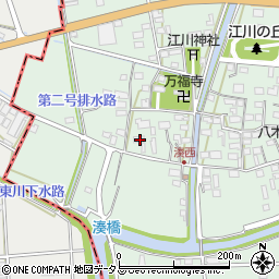 静岡県袋井市湊26周辺の地図
